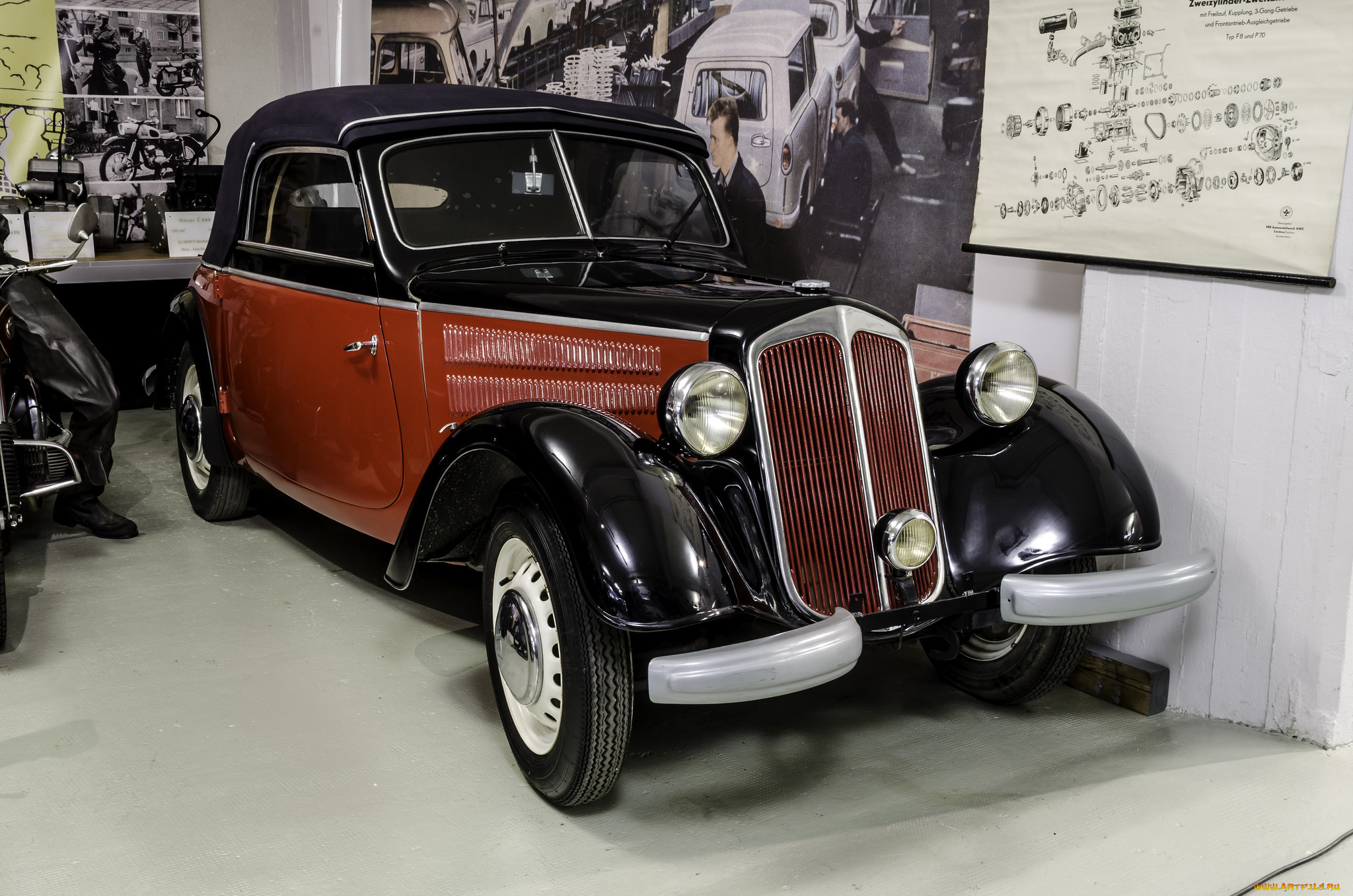 ifa f8 cabriolet 1949, ,    , , , , 